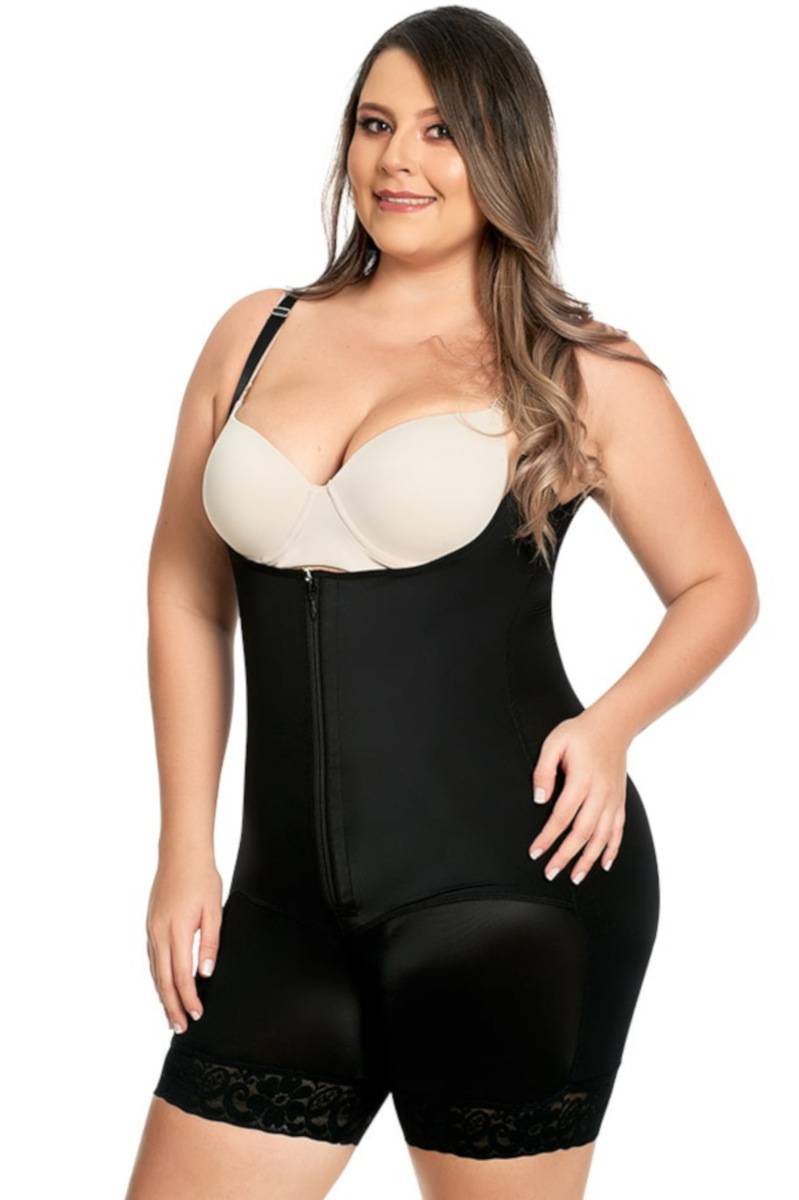 Rochie modelatoare cu insertie de latex in zona abdominala